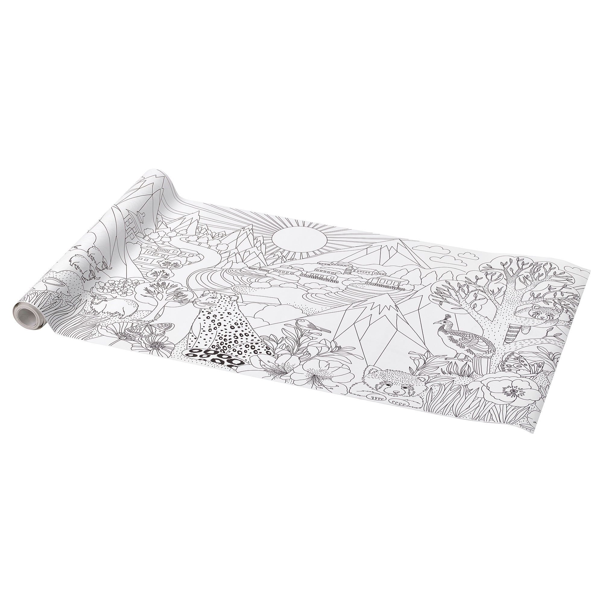 ALPTALL colouring paper roll