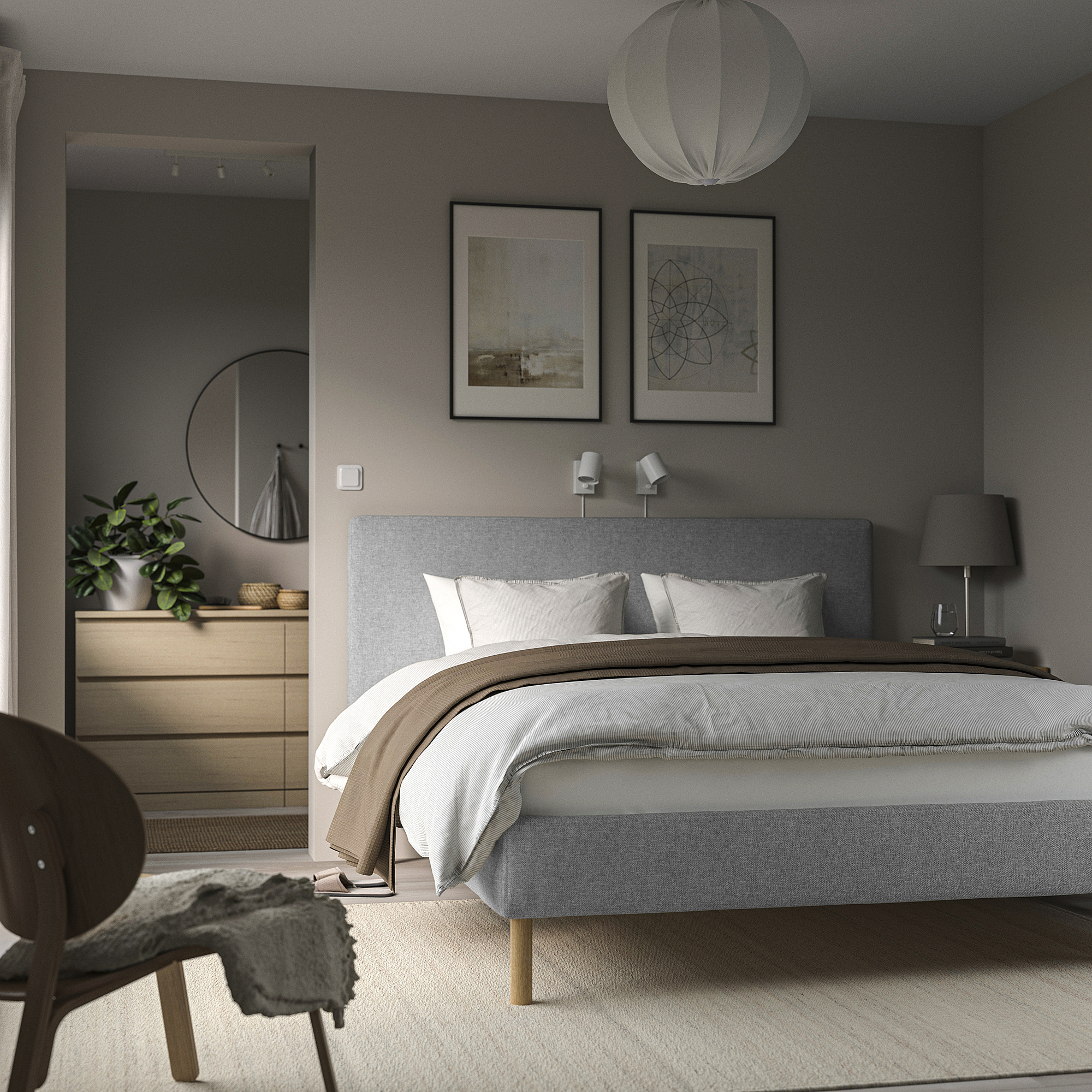 TÄRNKULLEN cover bed frame