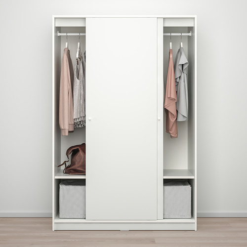 KLEPPSTAD wardrobe with sliding doors