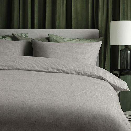 STRUTBRÄKEN duvet cover and 2 pillowcases