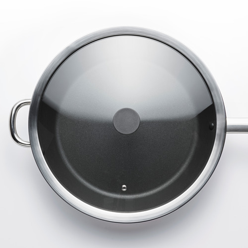 KLOCKREN pan lid, glass, 33 cm