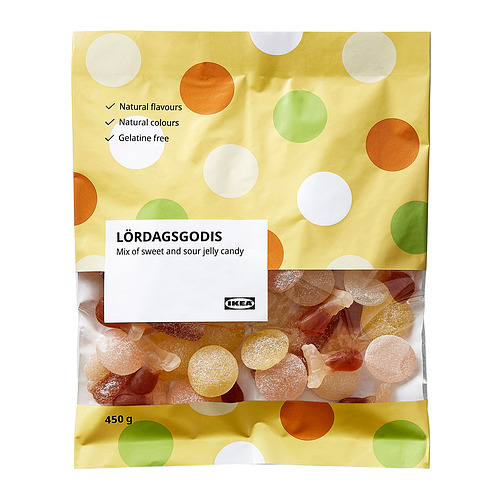 LÖRDAGSGODIS mix of sweet and sour jelly candy