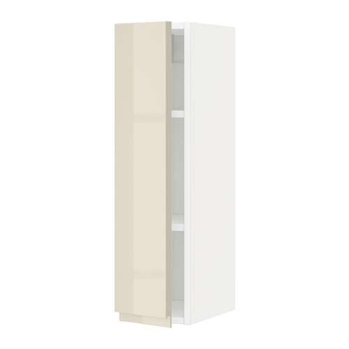METOD wall cabinet with shelves