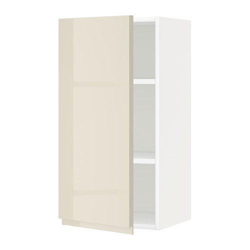 METOD wall cabinet with shelves