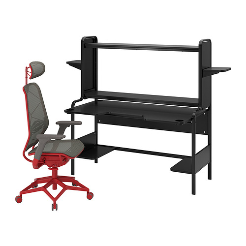 STYRSPEL/FREDDE gaming desk and chair