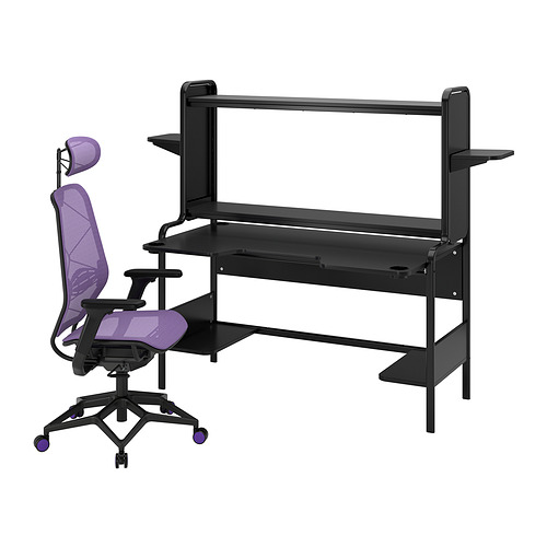 STYRSPEL/FREDDE gaming desk and chair