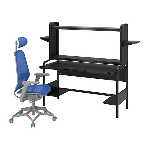 STYRSPEL/FREDDE gaming desk and chair