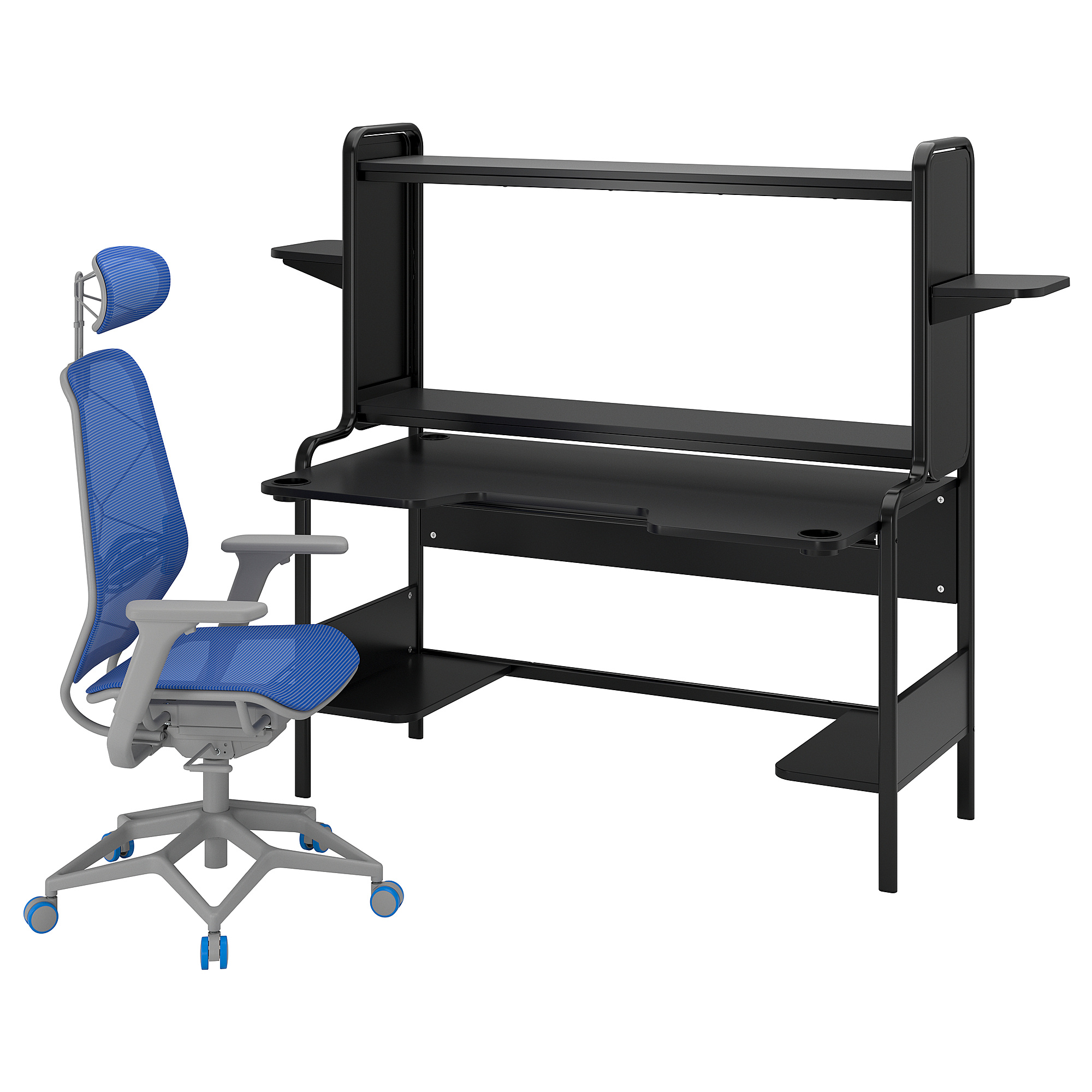 STYRSPEL/FREDDE gaming desk and chair