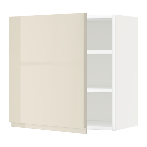 METOD wall cabinet with shelves