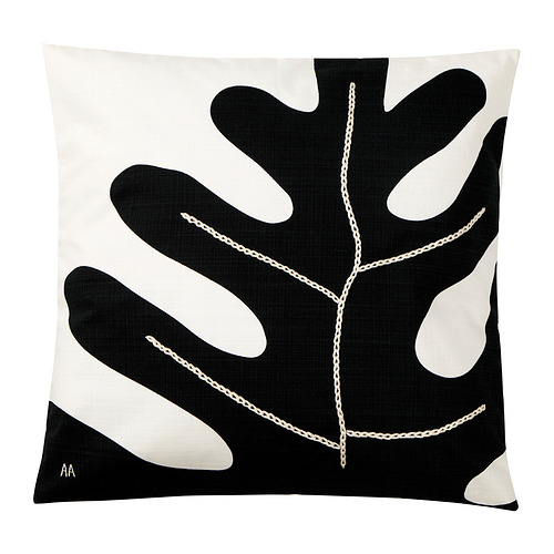 SMÅFROSSÖRT cushion cover, 50x50 cm, handmade