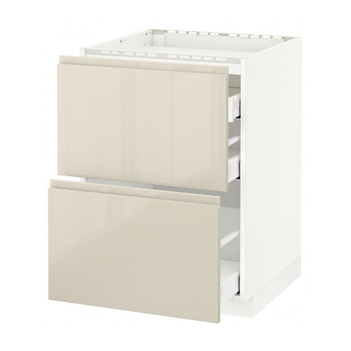 METOD/MAXIMERA base cab f hob/2 fronts/3 drawers