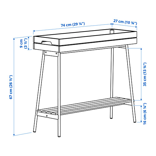 VANILJSTÅNG plant stand