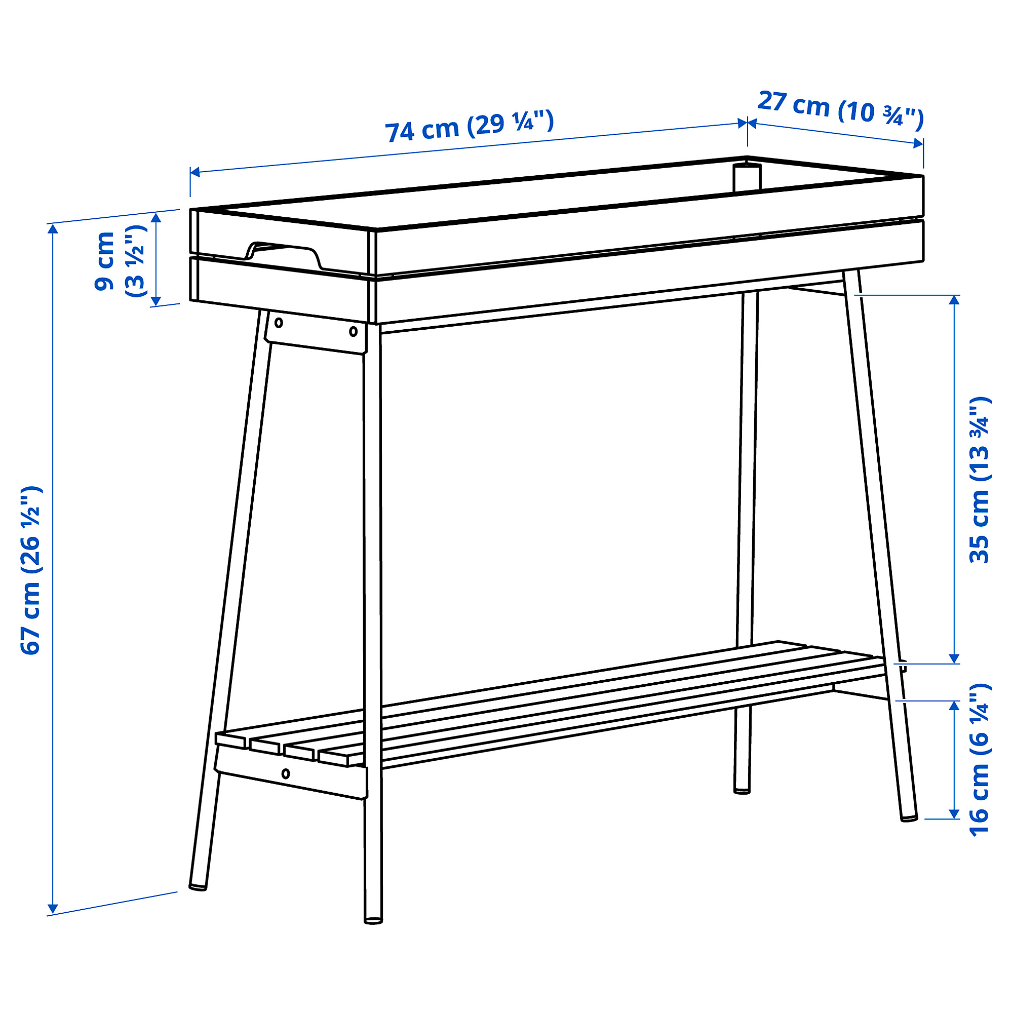 VANILJSTÅNG plant stand