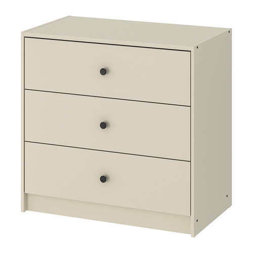 GURSKEN chest of 3 drawers