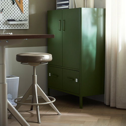 IDÅSEN cabinet with doors and drawers