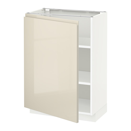 METOD base cabinet with shelves