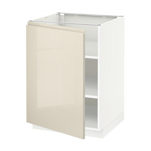 METOD base cabinet with shelves