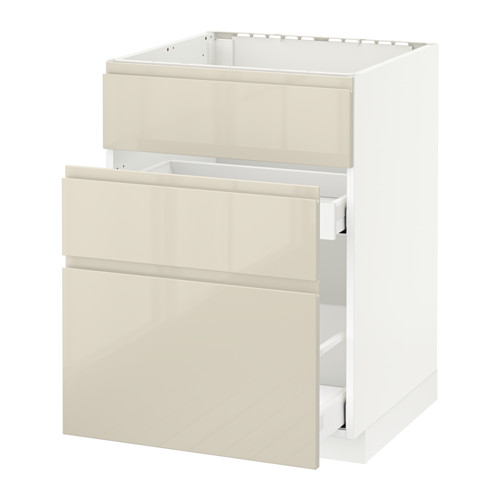 METOD/MAXIMERA base cab f sink+3 fronts/2 drawers