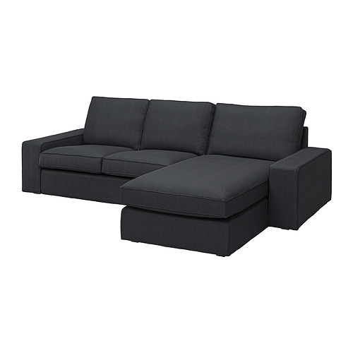 KIVIK 3-seat sofa with chaise longue