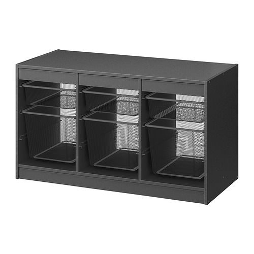 TROFAST storage combination with boxes