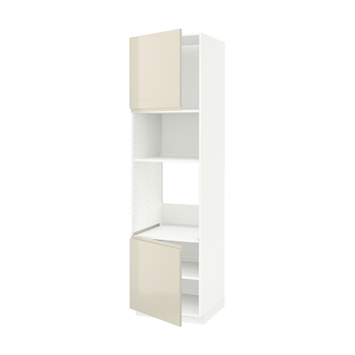 METOD hi cb f oven/micro w 2 drs/shelves