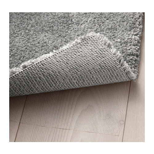 STOENSE rug, low pile, 170x240 cm, medium grey