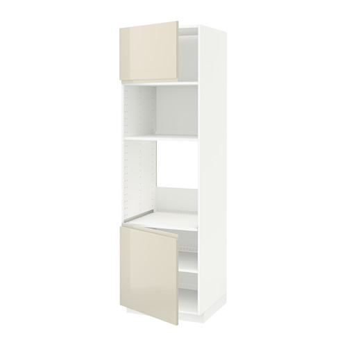 METOD hi cb f oven/micro w 2 drs/shelves