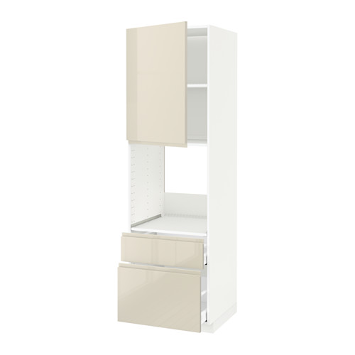 METOD/MAXIMERA high cabinet f oven+door/2 drawers