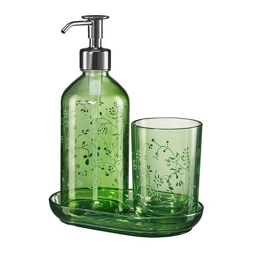 GROSSJÖN 浴室用品，3件套裝 