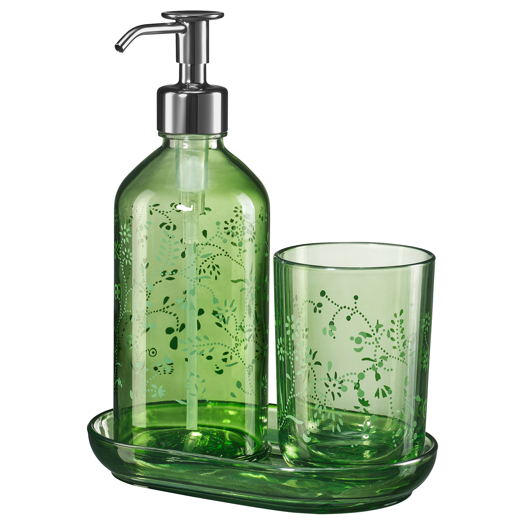 GROSSJÖN 浴室用品，3件套裝 