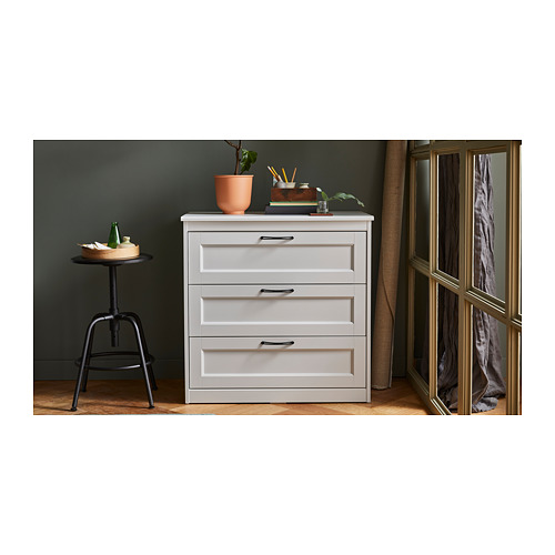 SONGESAND chest of 3 drawers