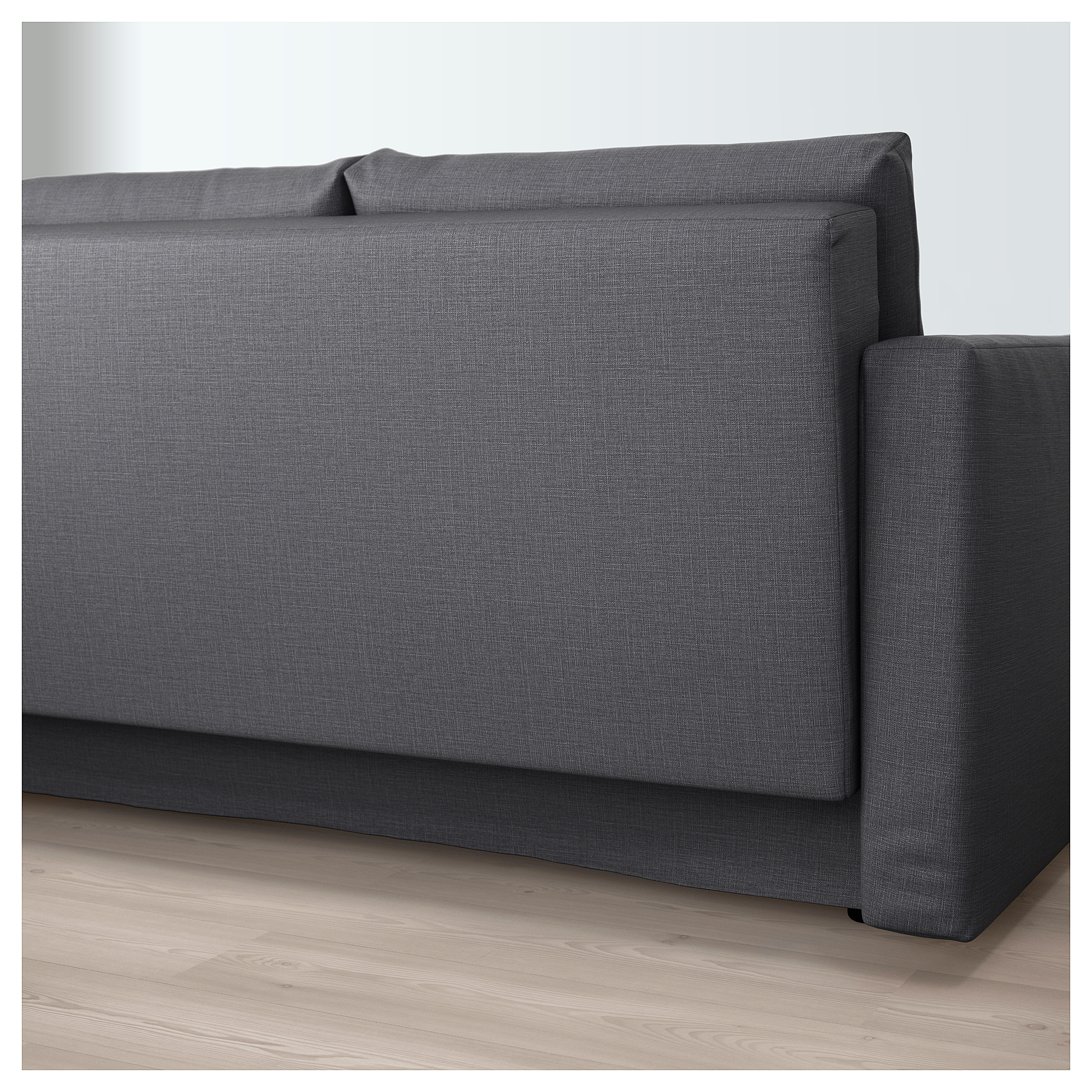 FRIHETEN threeseat sofabed with storage, Skiftebo dark grey IKEA