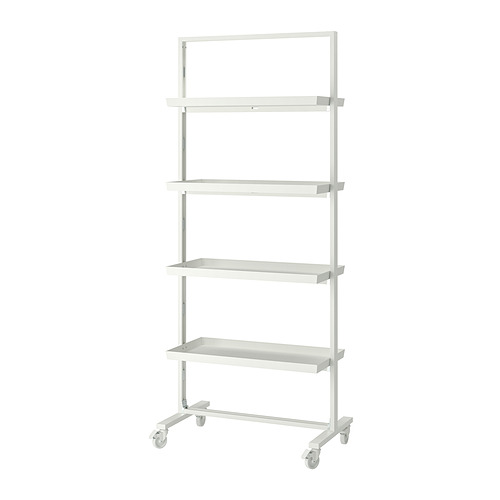 MITTZON frame with castors/display shelf