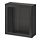 BESTÅ - 層架組合連玻璃門, 棕黑色/Glassvik 黑色/透明玻璃 | IKEA 香港及澳門 - PE692108_S1
