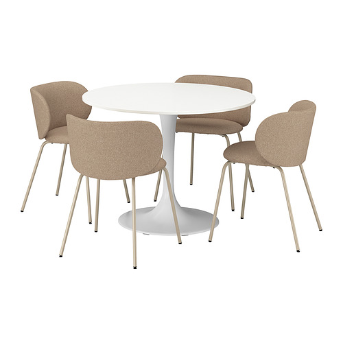 KRYLBO/DOCKSTA table and 4 chairs
