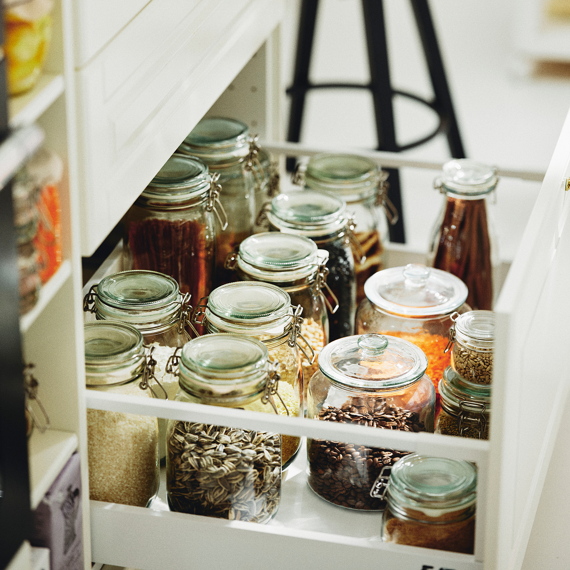 KORKEN jar with lid