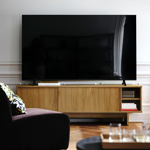 STOCKHOLM 2025 TV bench with sliding doors