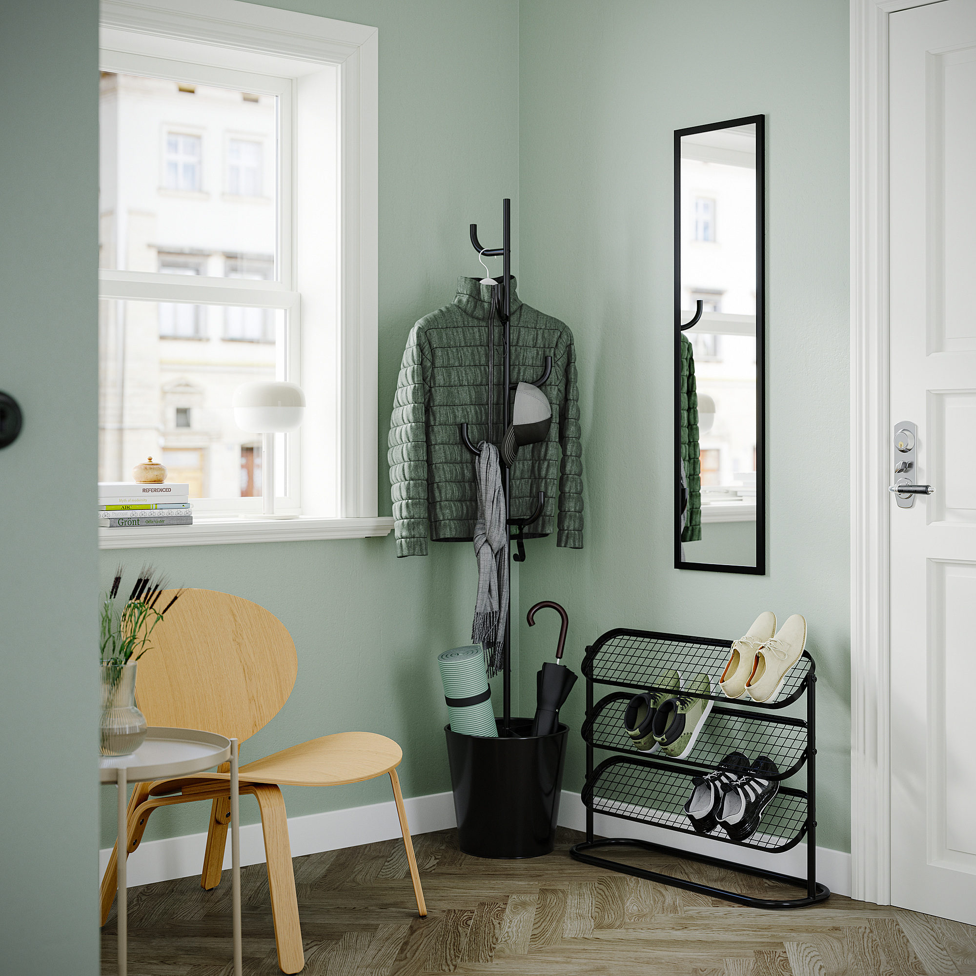 ÄLGANÄS hallway furniture, set of 2