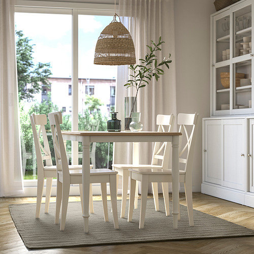 TIDTABELL rug, flatwoven