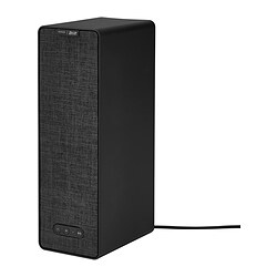 SYMFONISK - WiFi bookshelf speaker, black smart/gen 2, 10x15x31 cm
