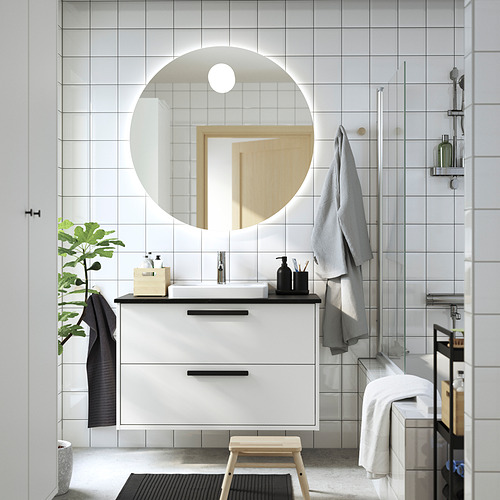 HAVBÄCK/ORRSJÖN wash-stnd w drawers/wash-basin/tap