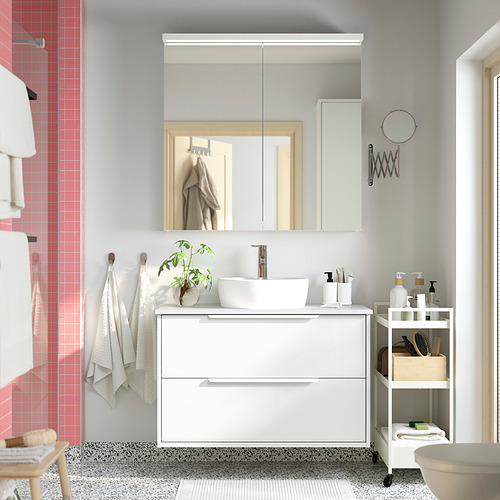HAVBÄCK/TÖRNVIKEN wash-stnd w drawers/wash-basin/tap