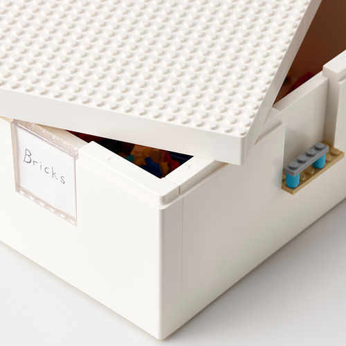 BYGGLEK LEGO® box with lid