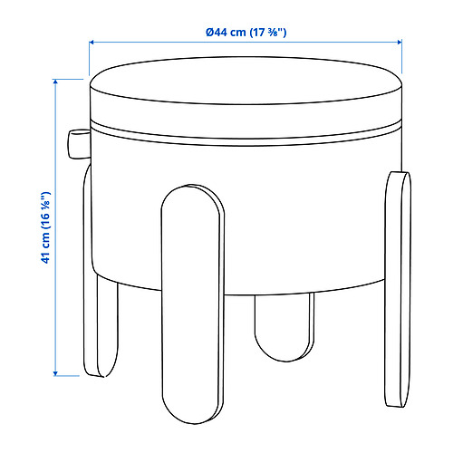 FÖRLUNDA pouffe
