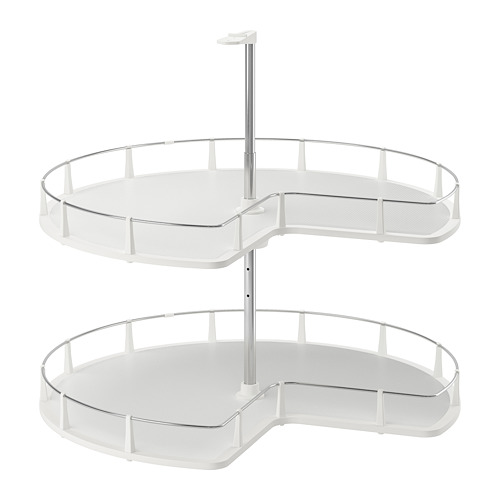 UTRUSTA corner base cabinet carousel