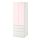 PLATSA/SMÅSTAD - 衣櫃, 白色 淡粉紅色/附3個抽屜 | IKEA 香港及澳門 - PE788882_S1