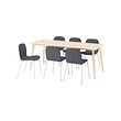 KARLPETTER/LISABO table and 6 chairs
