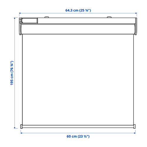 FYRTUR block-out roller blind