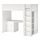 SMÅSTAD - 高架床, white white/with desk with 3 drawers | IKEA 香港及澳門 - PE789024_S1