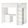 SMÅSTAD - 高架床, white white/with desk with 4 drawers | IKEA 香港及澳門 - PE789041_S1